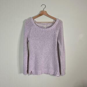 Y2K vintage 2000s ROXY pastel purple lavender sweater